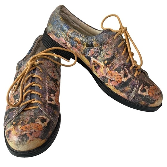 ICON - LEATHER GOLF WALKING SHOES - SIZE 9.5 MEDIUM - EXCELLENT CONDITION S3 - Picture 3 of 9